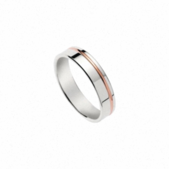Alliance diamants or blanc