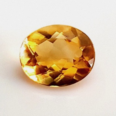 Anneau citrine or