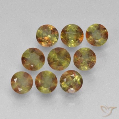 Bague andalousite ovale