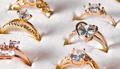 Bijouxor Bague Solitaire