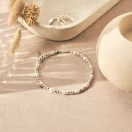 Bracelet acier doré