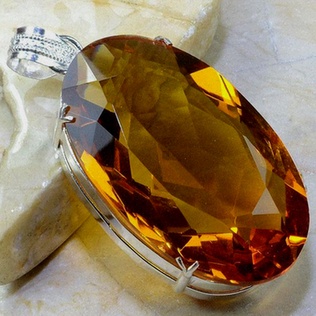 Bracelet citrine or rose