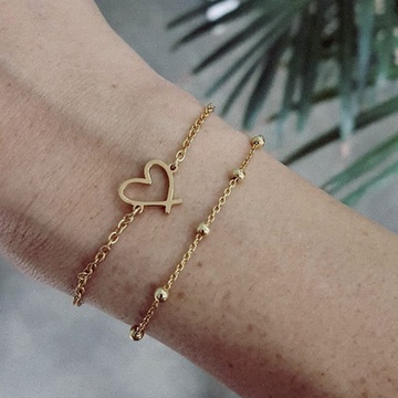 Bracelet cuir tressé noir