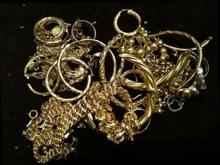 Bracelet gourmette or jaune