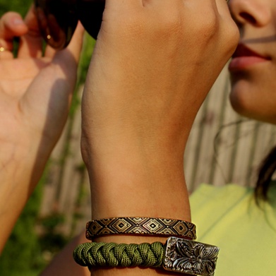 Bracelet jonc argent massif