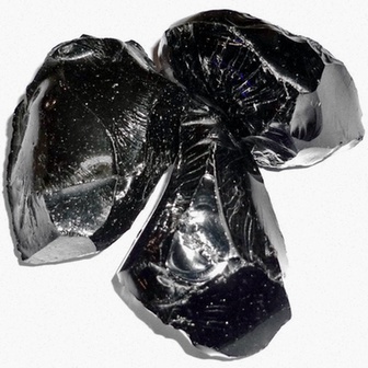 Bracelet billes obsidienne