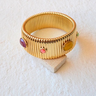 Bracelet perles de citrine