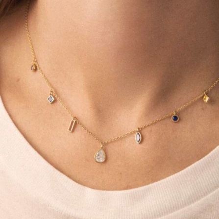 Collier acier design
