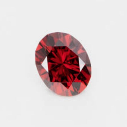 Collier goutte zircon rose