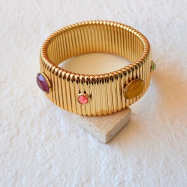 Collier topaze champagne
