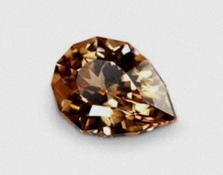 Collier Zircon Plaqué Or