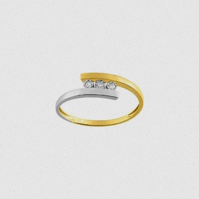 Bague Nature Or rose