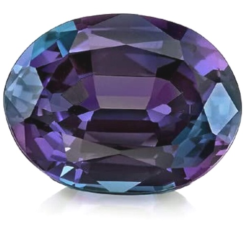 Pendentif Alexandrite et diamants