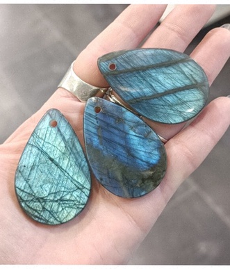 Pendentif Labradorite Ovale