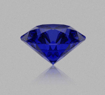 Bague solitaire saphir
