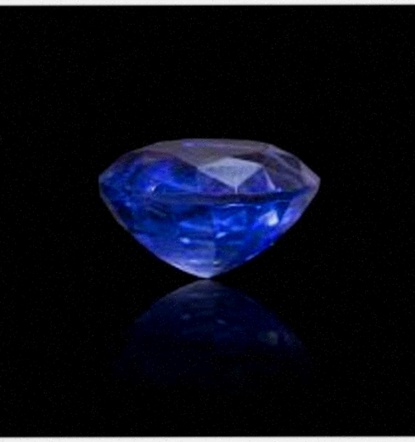 Saphir bleu Cachemire