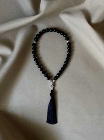 Sautoir perles et pierres fines