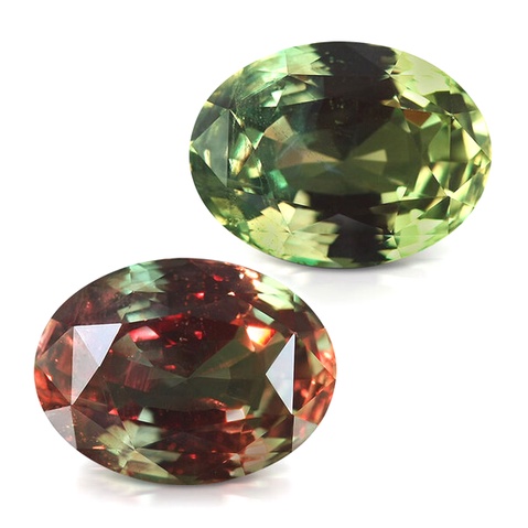 Pendentif alexandrite or rose